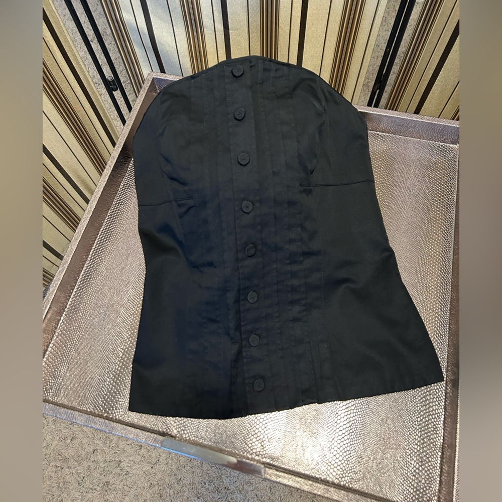 Pleated bustier